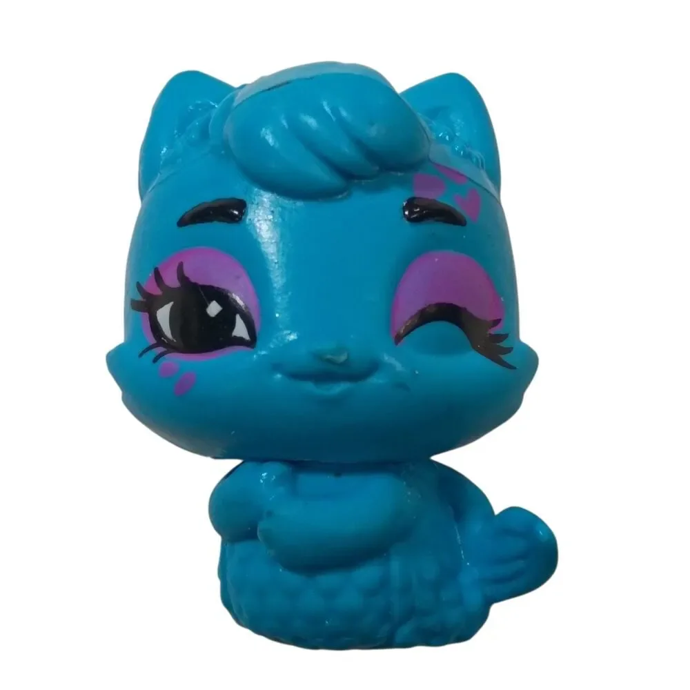 Hatchimals Wilder Wings Blue Mermaid Cat Mini Figure Without Wings